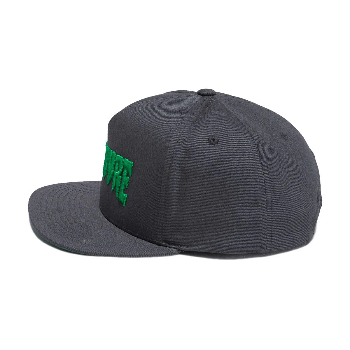 Creature Mono Logo Snapback Hat - Dark Grey - Image 4