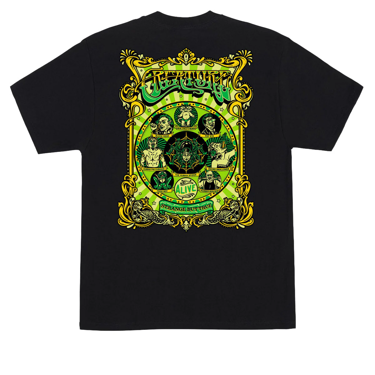 Creature Sideshow T-Shirt - Black