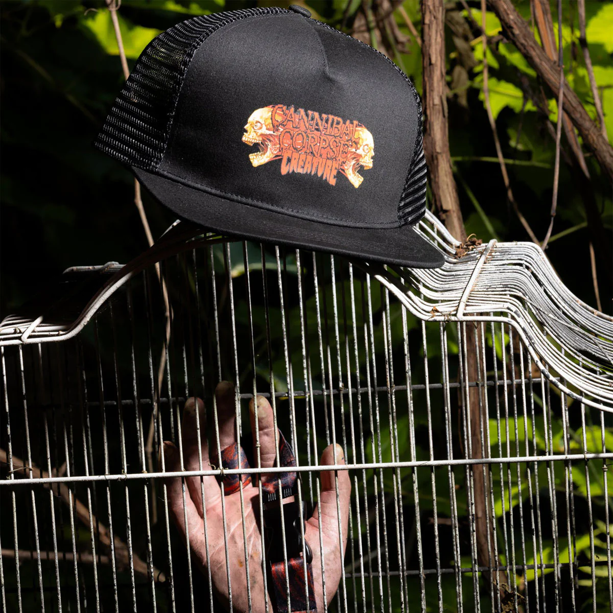 Creature x Cannibal Corpse Snapback Hat - Black - Image 5