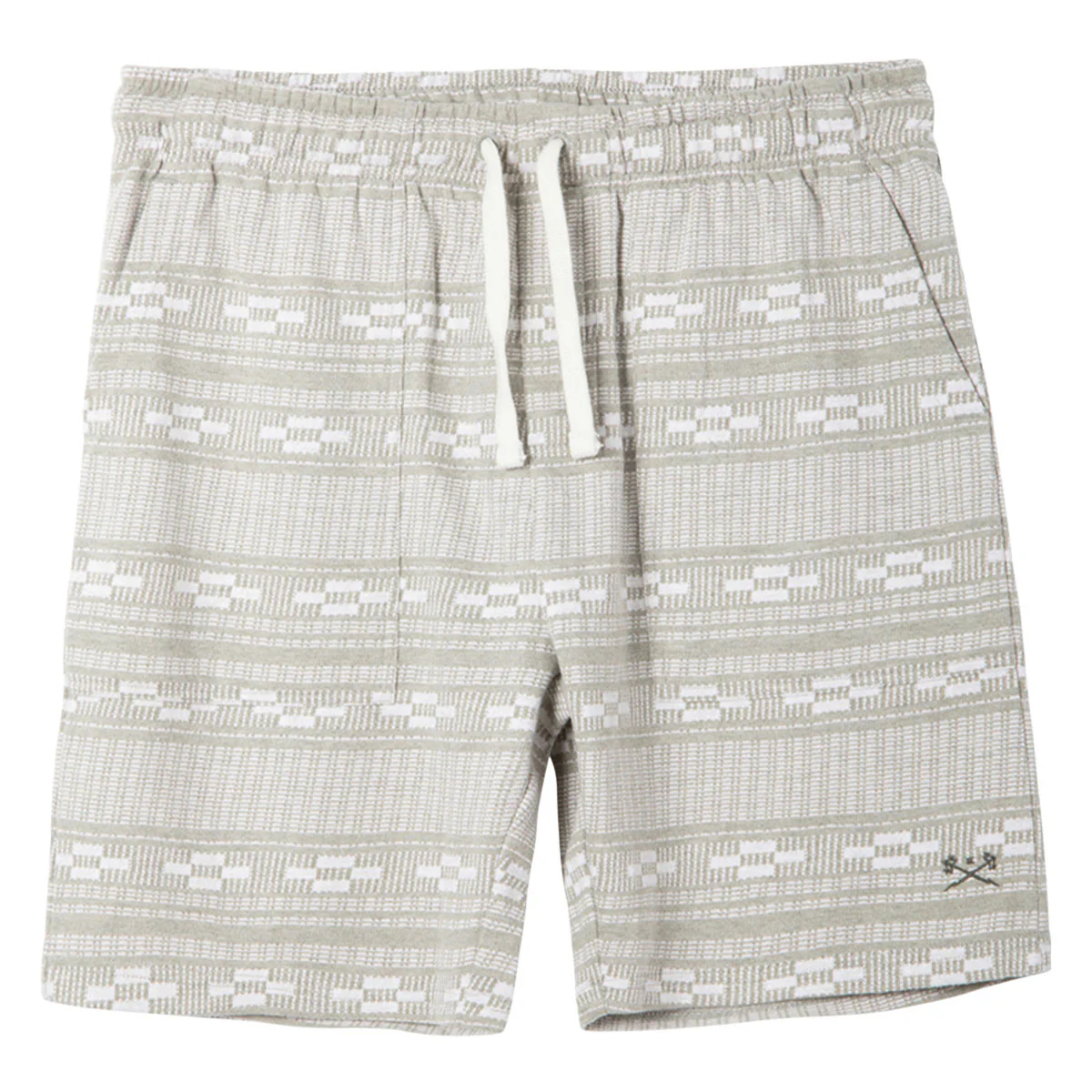 Dark Seas Cyrus Shorts - Moss/White