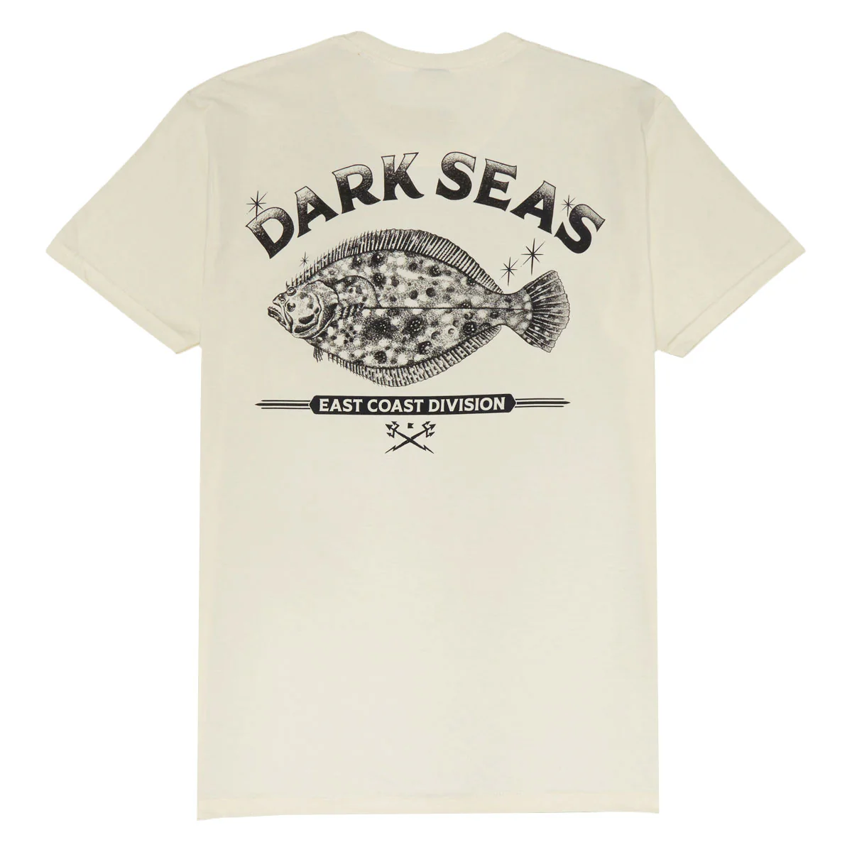 Dark Seas Flounder T-Shirt - Cream
