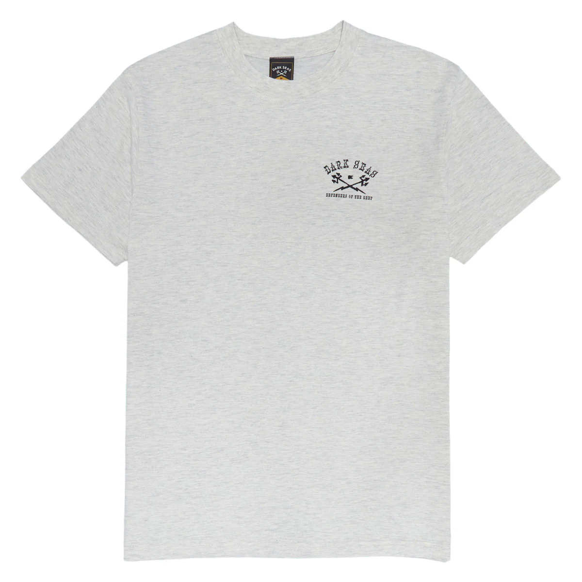 Dark Seas Perilous Mineral Pocket T-Shirt - Heather Oatmeal - Image 2