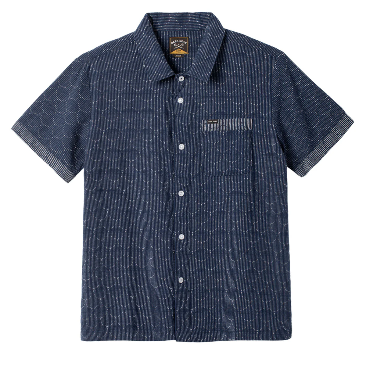 Dark Seas Scales Shirt - Navy