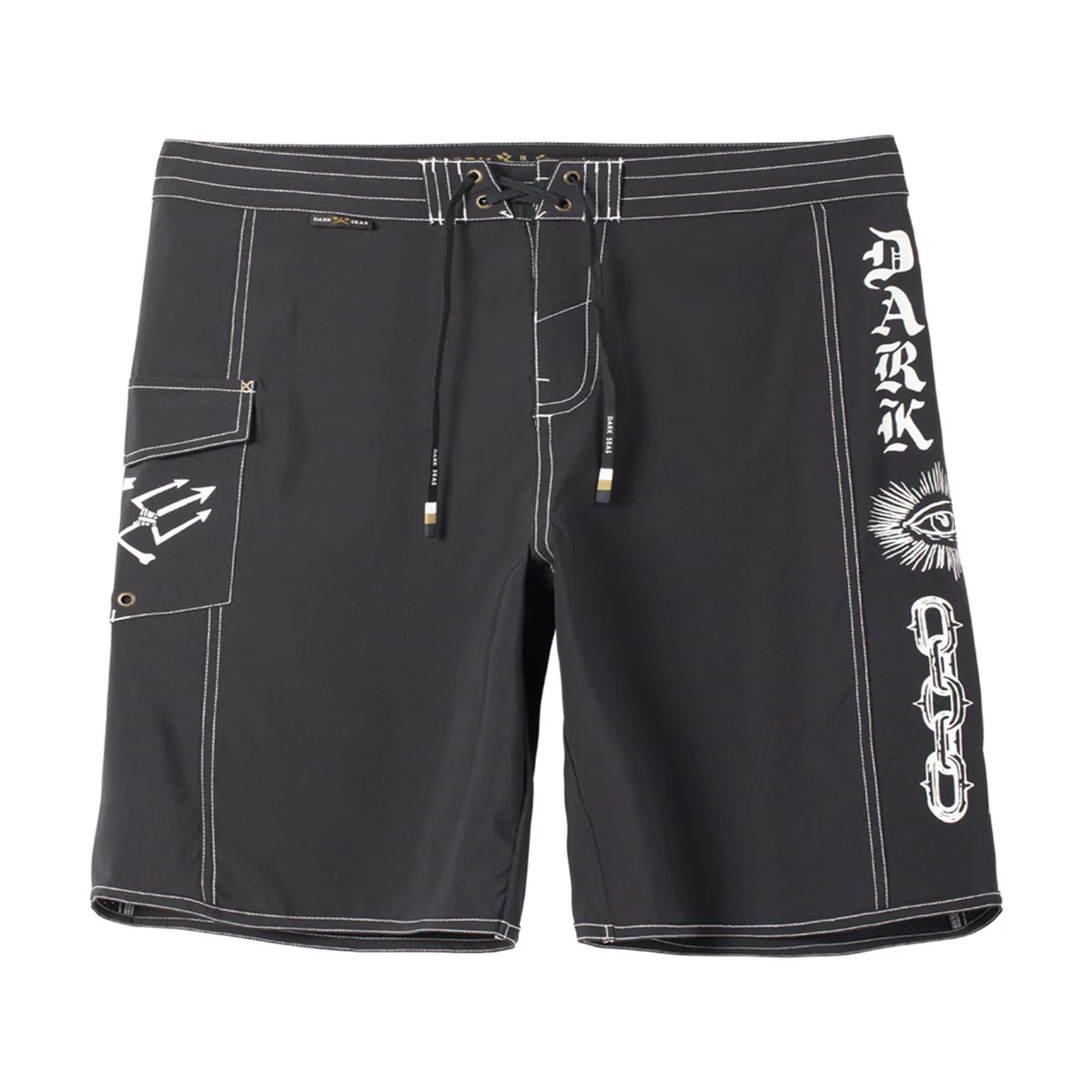 Dark Seas Windward Boardshorts - Black