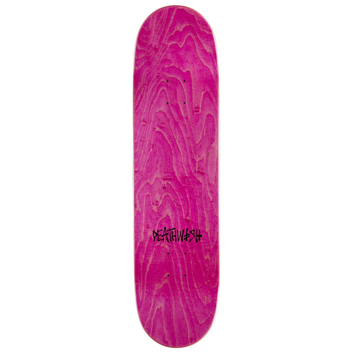 Deathwish Gang Spray Skateboard Deck - Black/White - 8.25" - Image 2