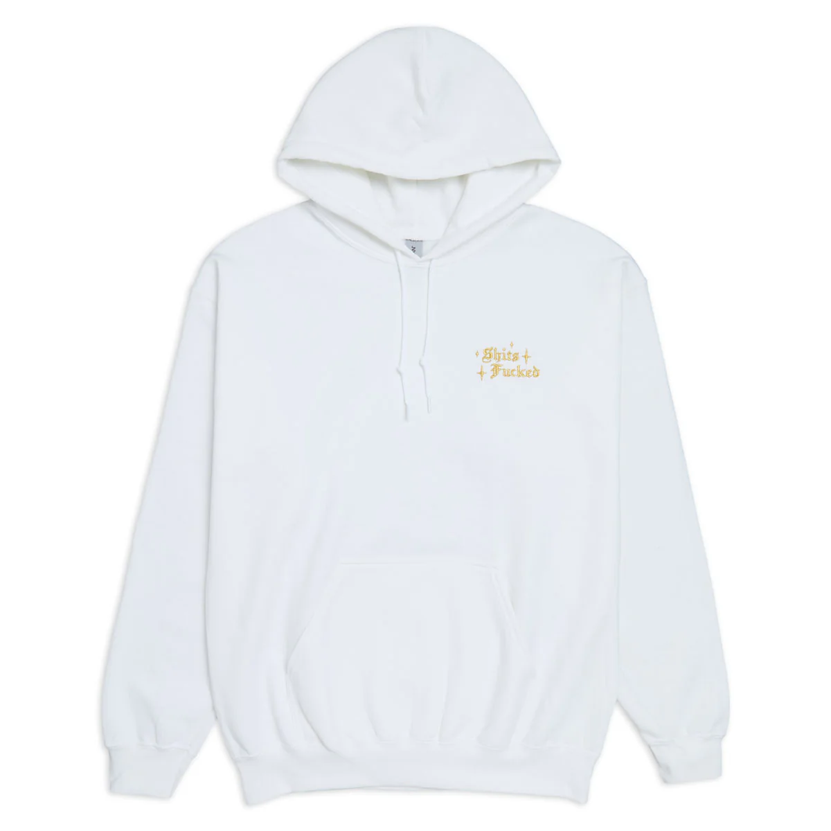 Designer Trash Mini Fucked Hoodie - White