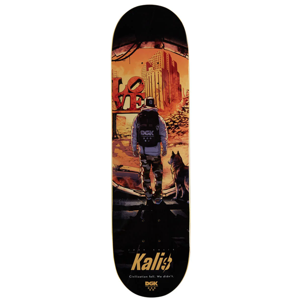 DGK Civilization Kalis Skateboard Deck - 8.06"