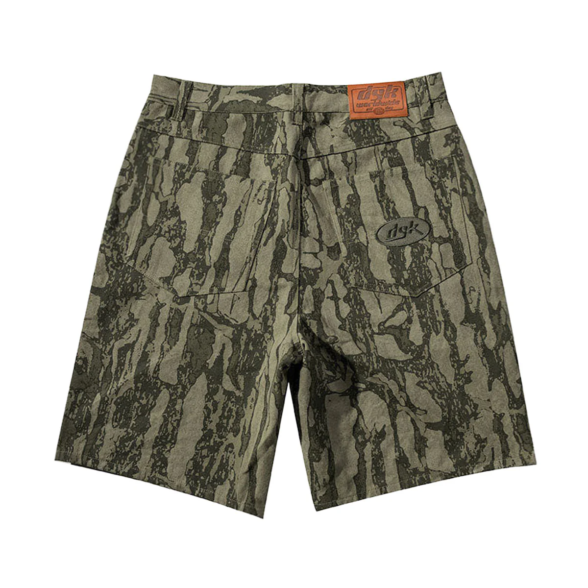DGK Cortex Canvas Shorts - Bark Camo - Image 2