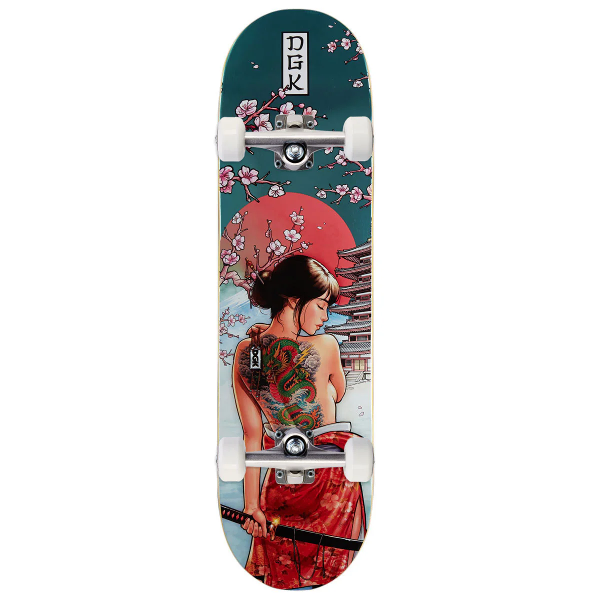 DGK Crimson Lotus Skateboard Complete - Foil - 8.00"