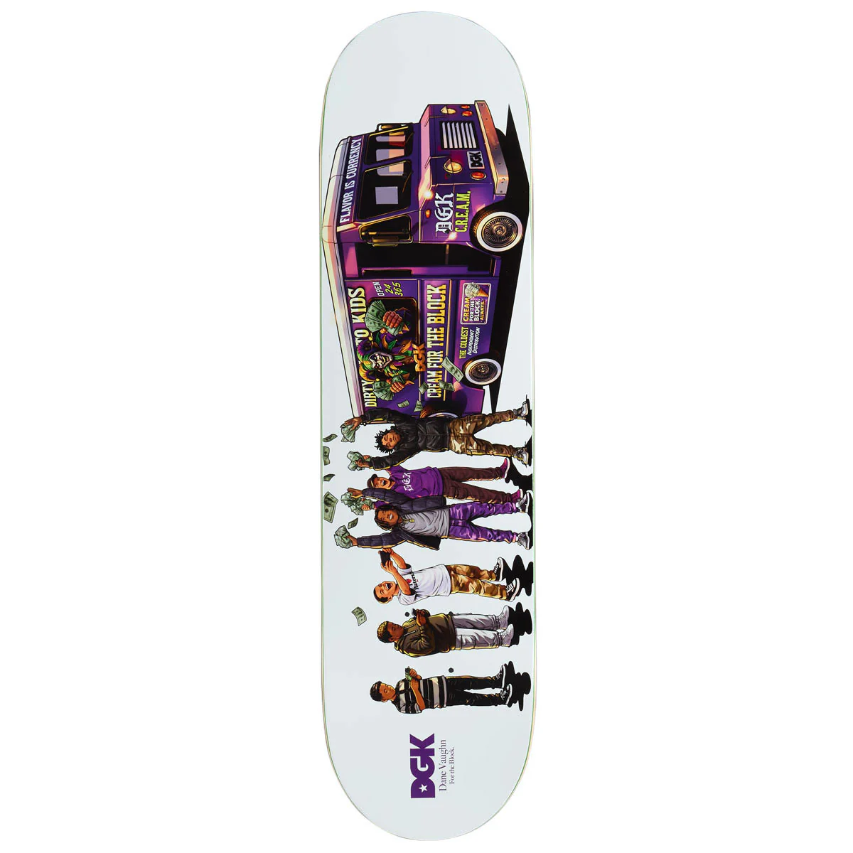 DGK For The Block Vaughn Skateboard Deck - 8.00"