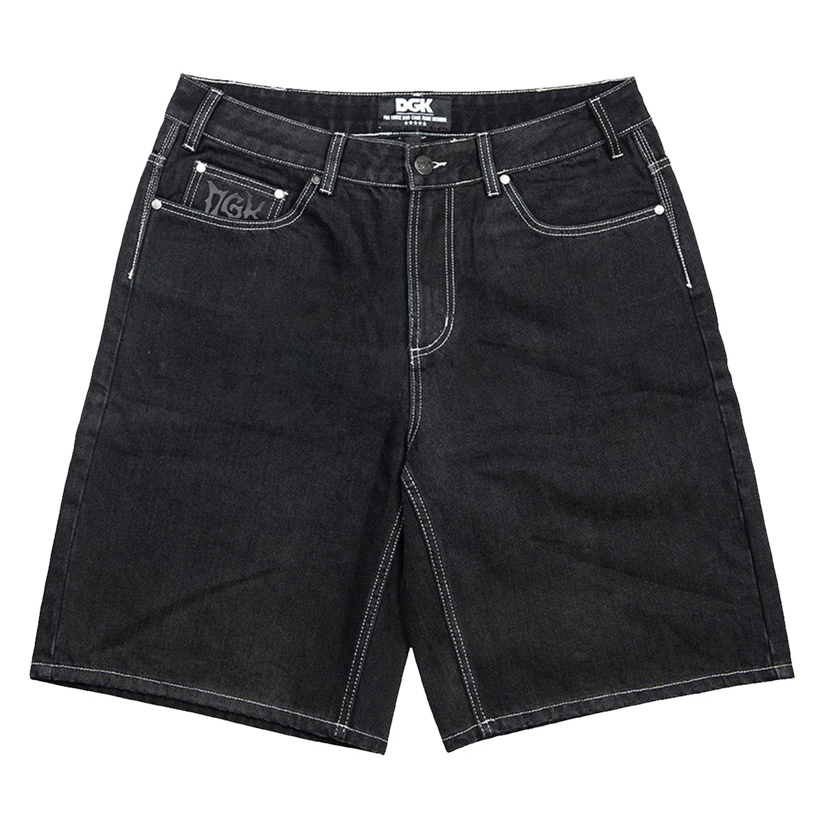 DGK Sovereign Denim Shorts - Washed Black