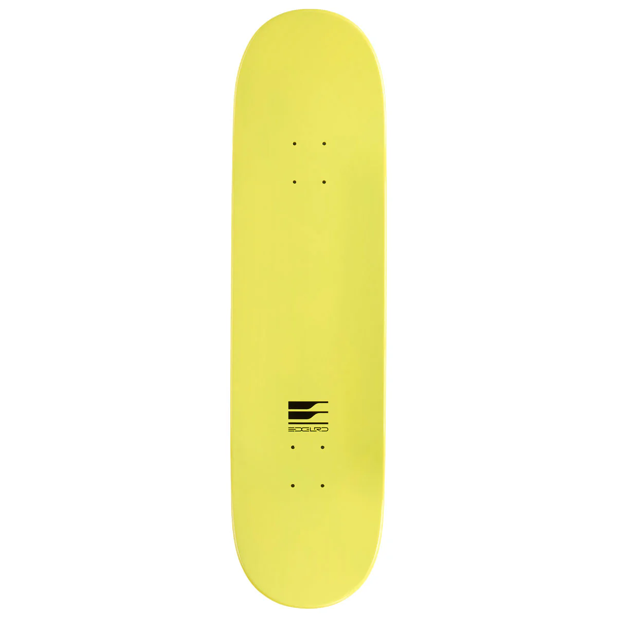 EDGLRD Tech Script Skateboard Complete - Yellow/Black Font - 8.50" - Image 2