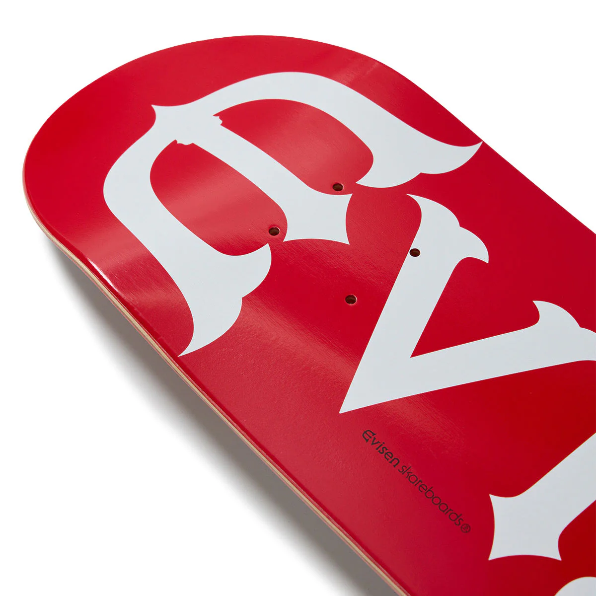 Evisen Evi-Logo Skateboard Deck - Red - 8.50" - Image 3