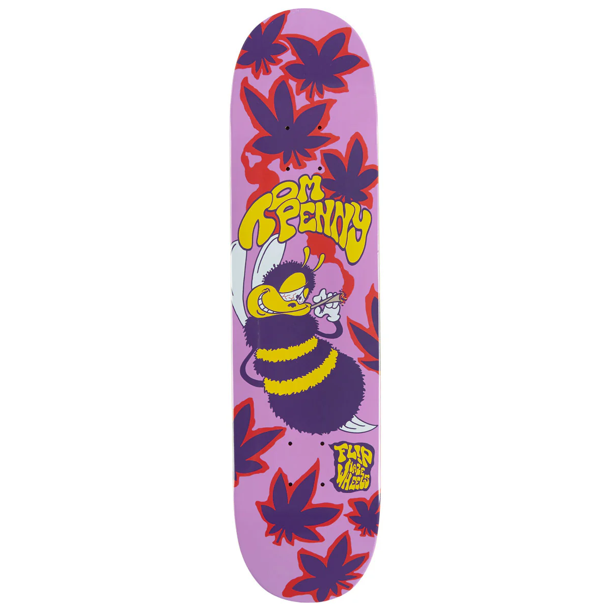Flip High in a Haze Skateboard Deck - Purple - 7.75"