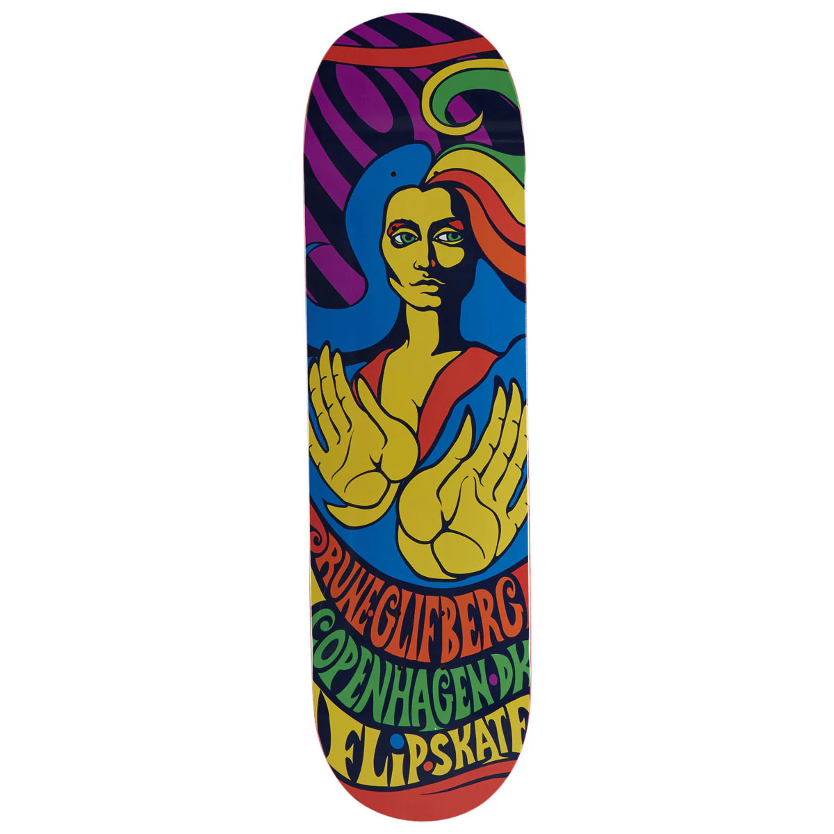 Flip Mother Earth Glifberg Skateboard Deck - 8.60"