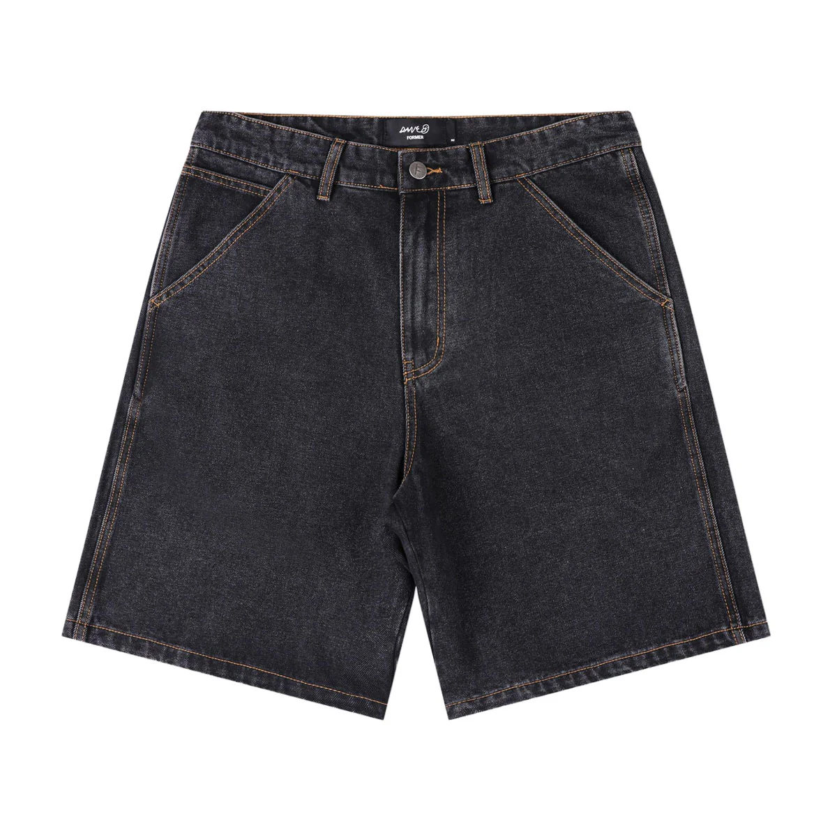 Former Reynolds 21 Denim Walk Shorts - Washed Black II