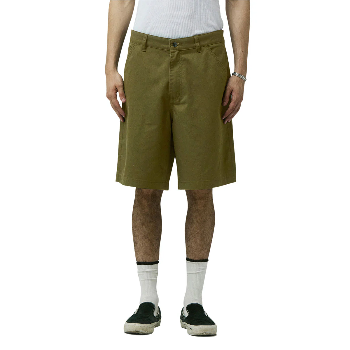 Former Reynolds 21 Walk Shorts - Deep Olive - Image 3
