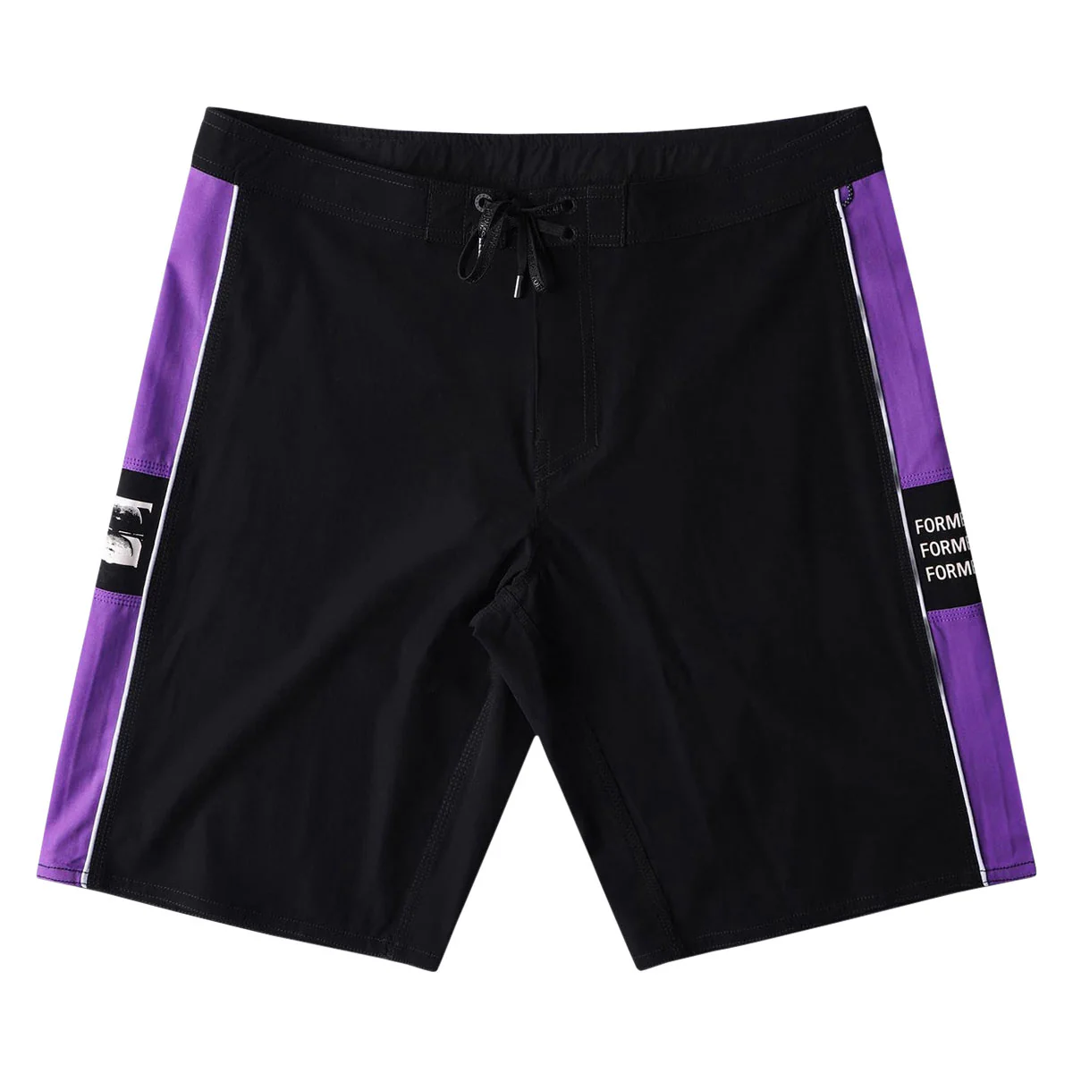 Former Team 20 Boardshorts - Black/Purple