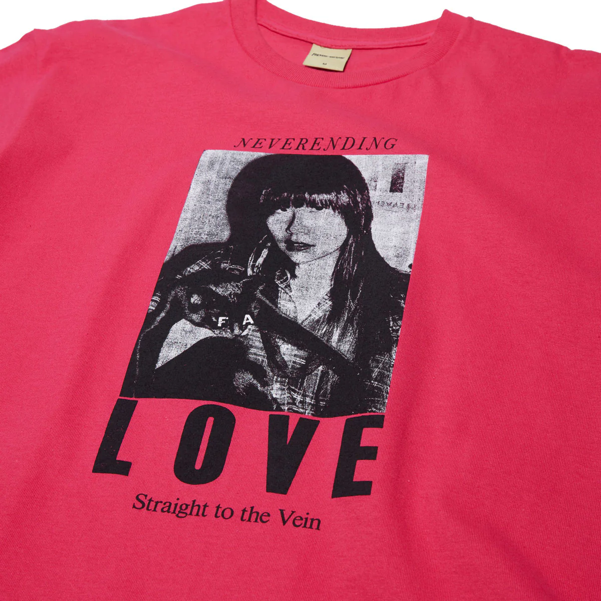 Fucking Awesome Neverending Love T-Shirt - Heliconia - Image 2