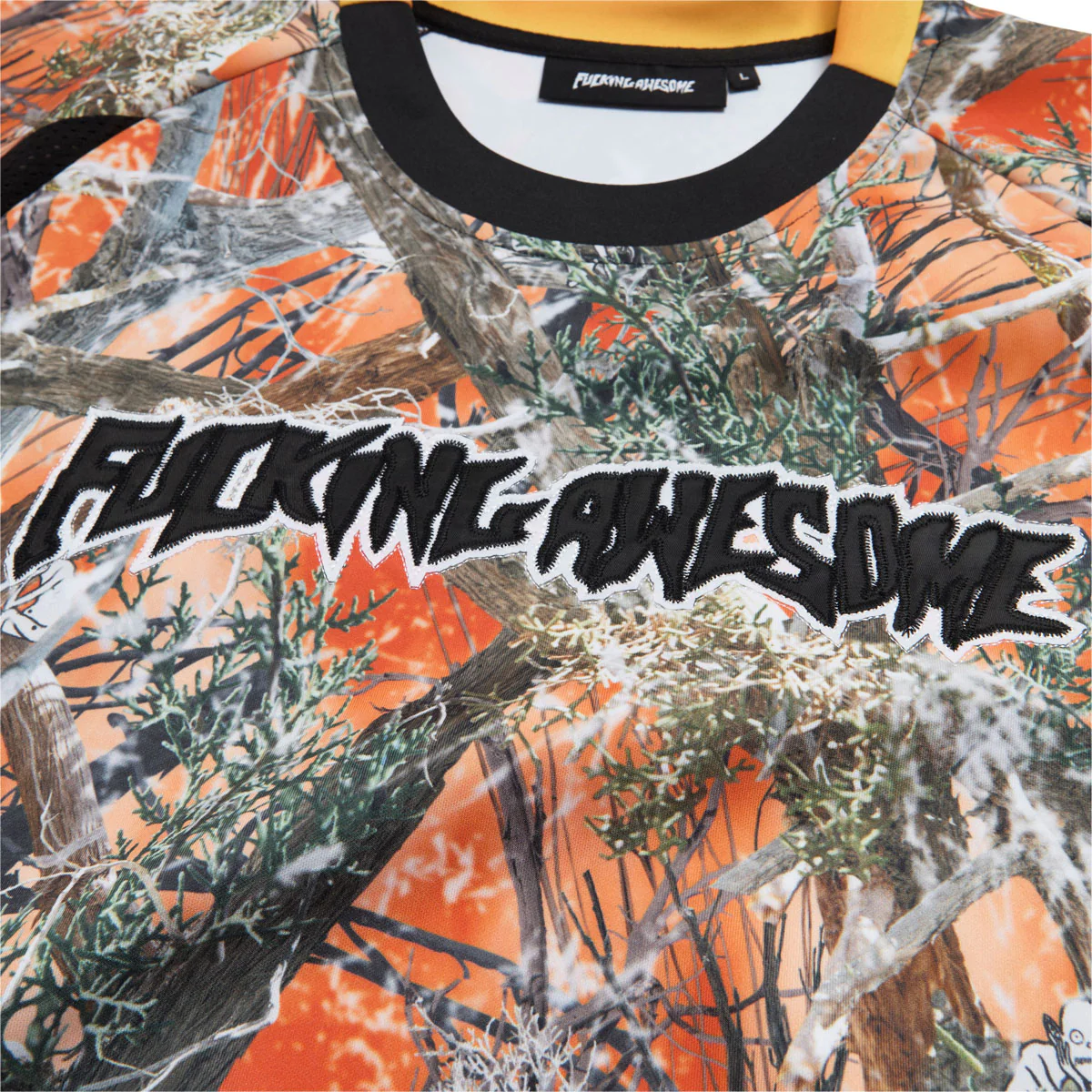 Fucking Awesome Rapid Jersey - Orange Camo - Image 3