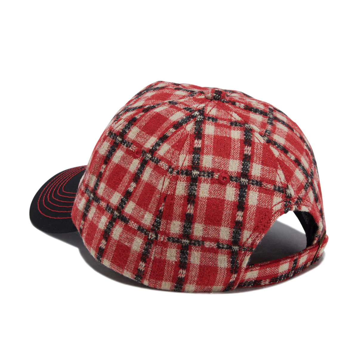 Fucking Awesome Seduction Plaid Snapback Hat - Red - Image 2