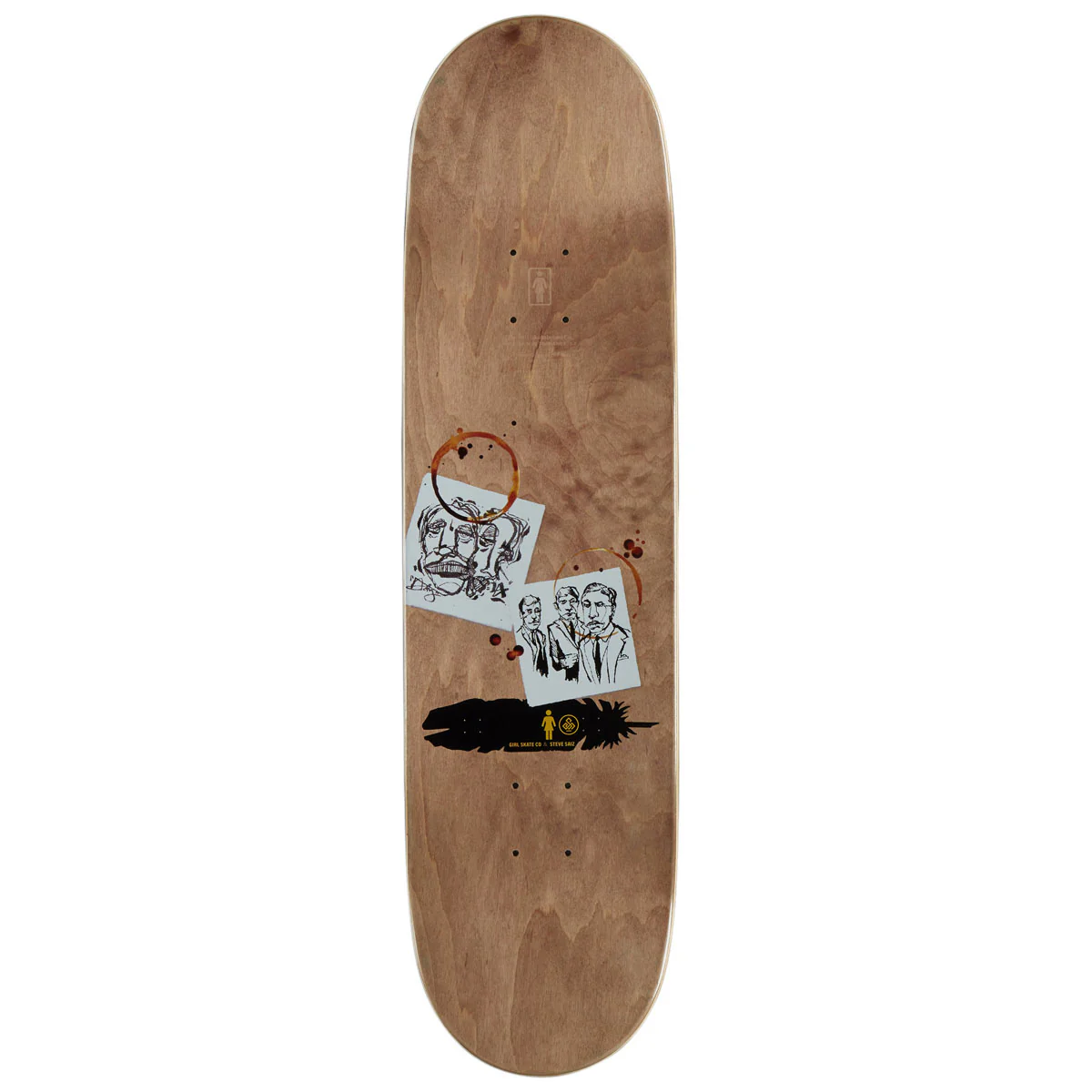Girl Bannerot Siaz Faces Skateboard Deck - 8.50" - Image 2
