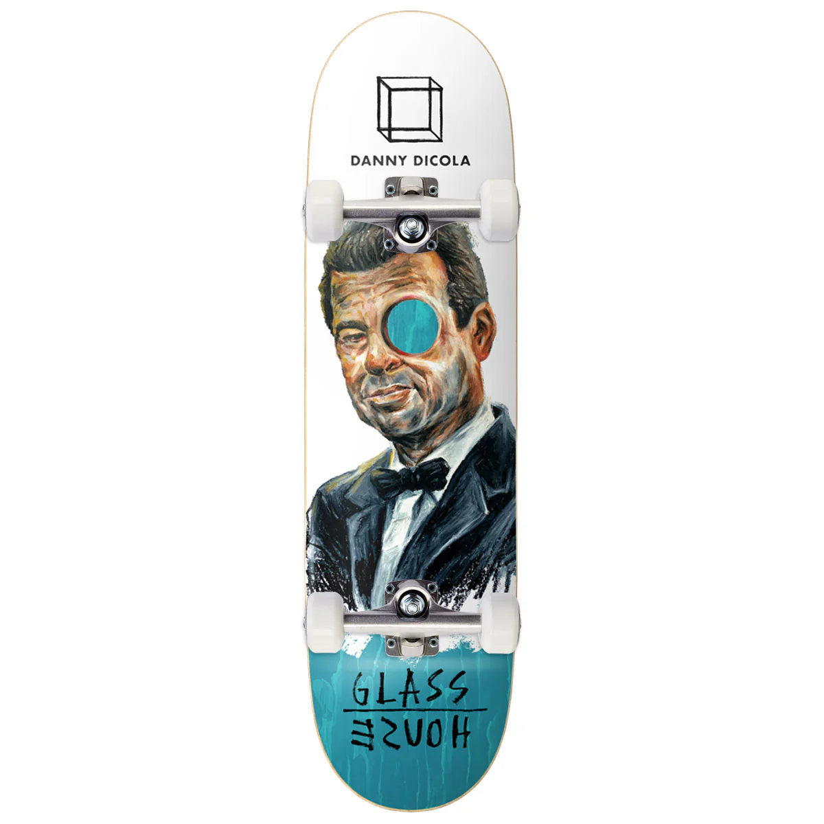 Glass House Dicola Whole Man Skateboard Complete - 8.88"