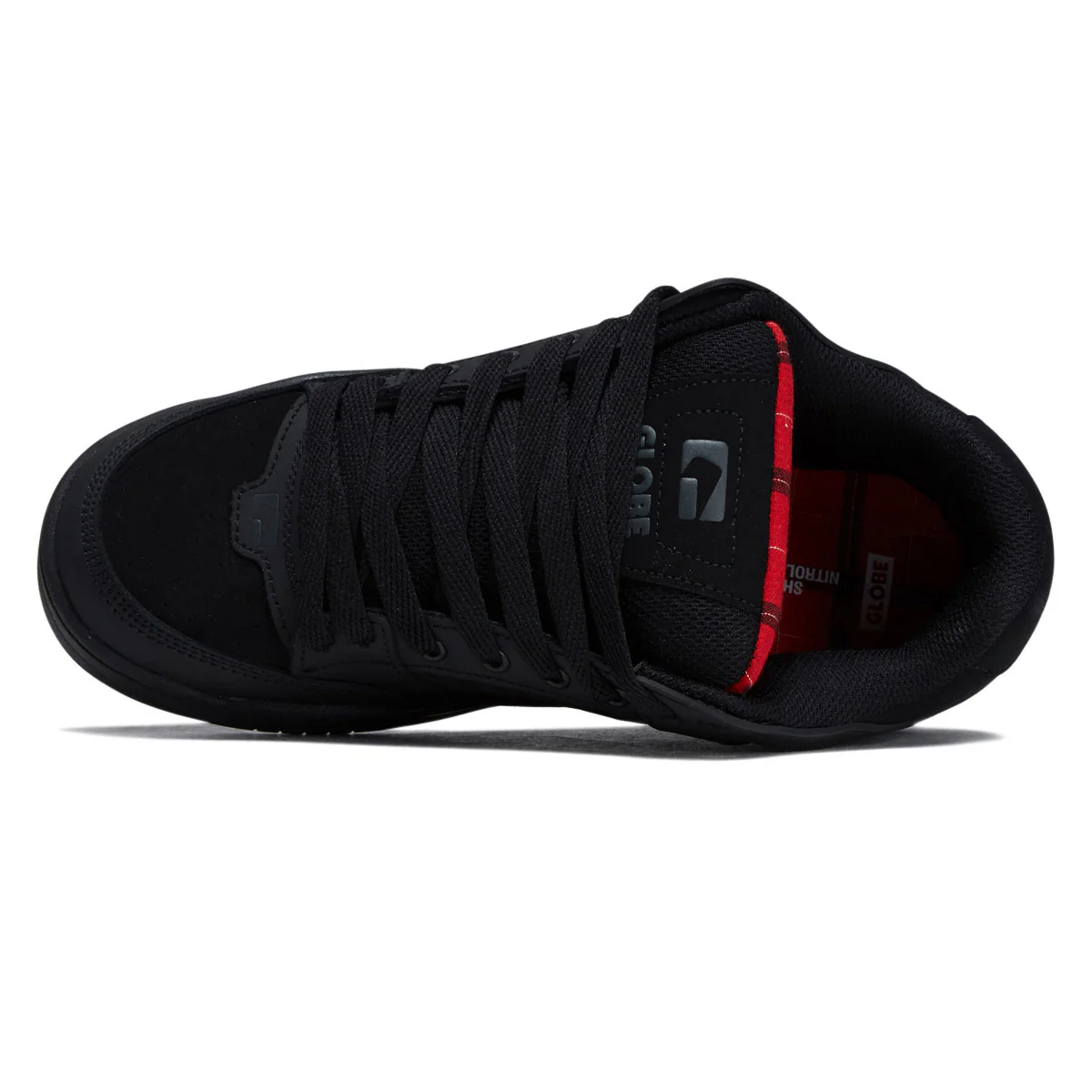 Globe Tilt Shoes - Black/Red/Tartan - Image 3