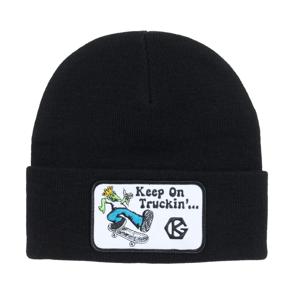 Grind King Keep On Truckin' Beanie - Black