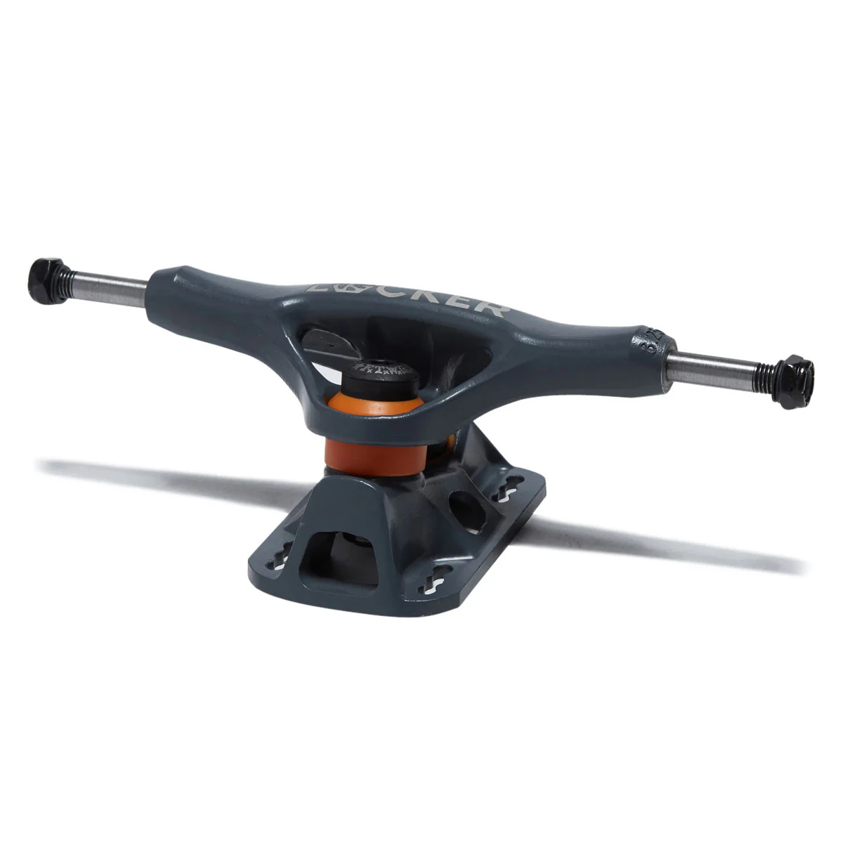 Grind King Locker Skateboard Trucks - Battleship Grey - 8.25" - Image 2
