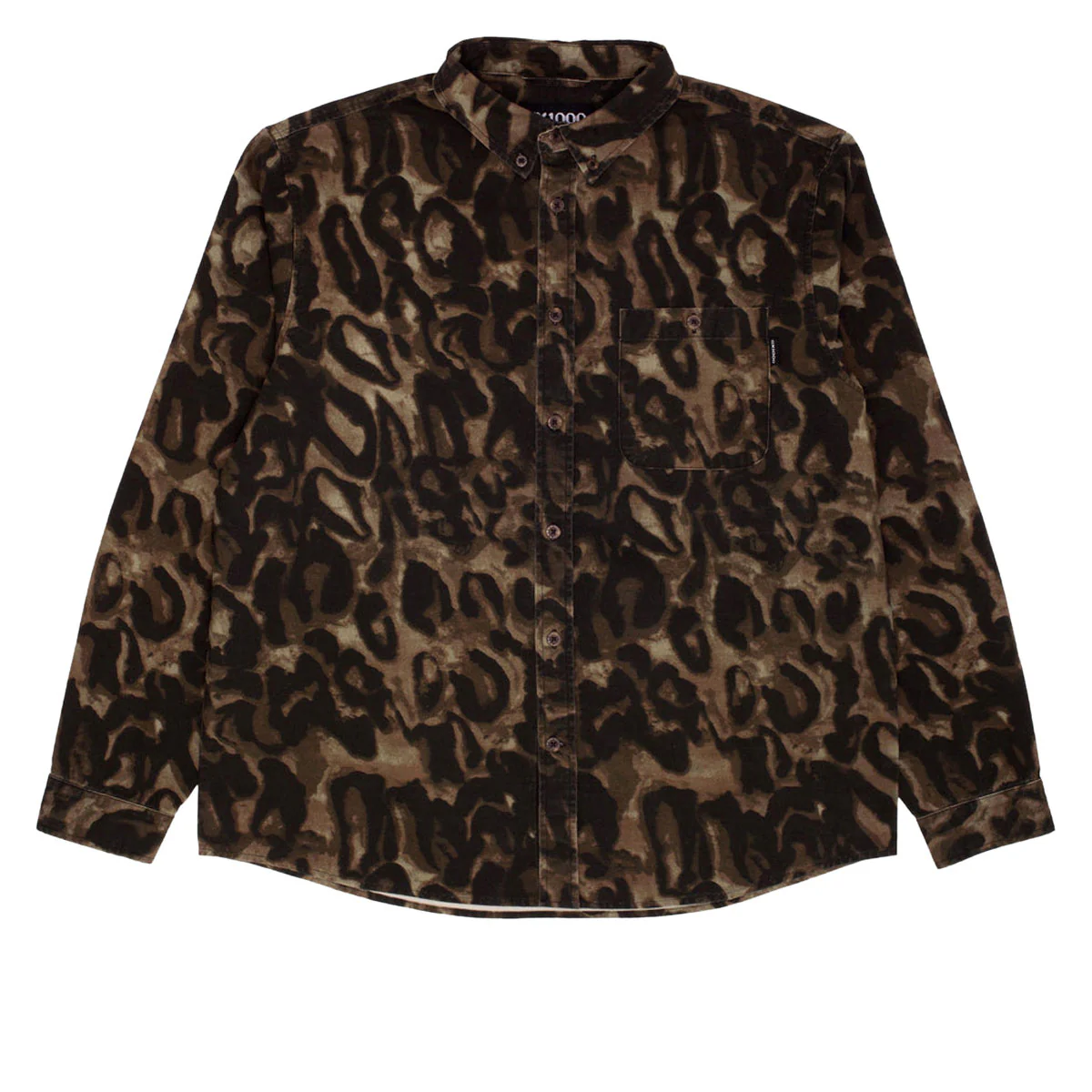 GX1000 Long Sleeve Button Down Flannel Shirt - Camo