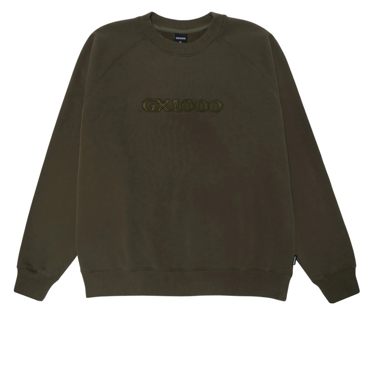 GX1000 OG Logo Crewneck Sweatshirt - Military Green