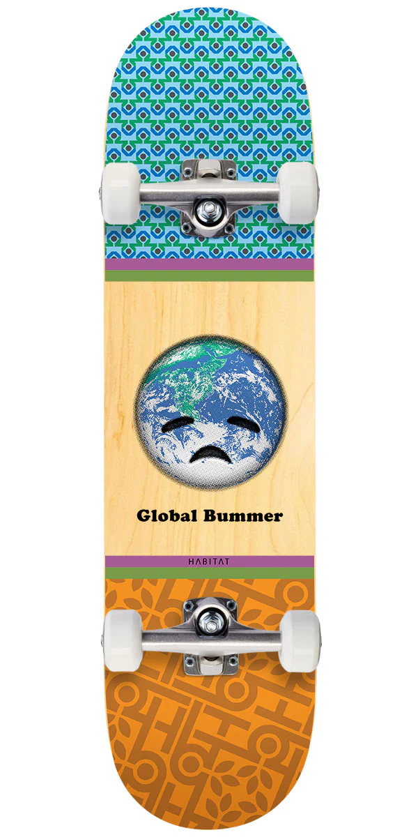 Habitat Global Bummer Skateboard Complete - 8.375"