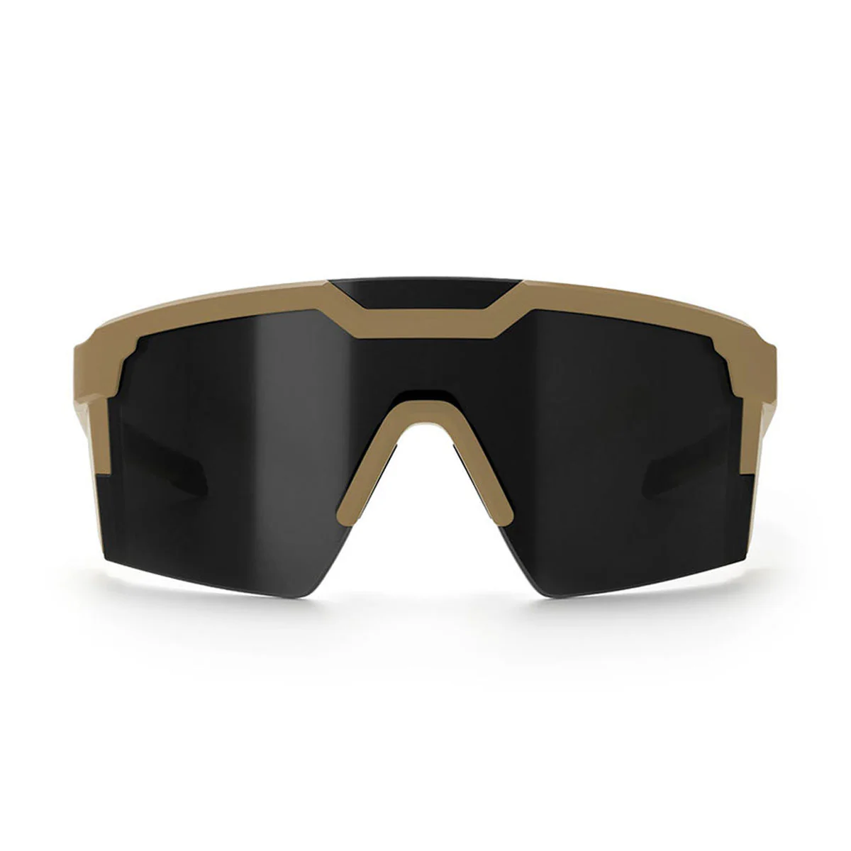 Heat Wave Visual Future Tech Sunglasses - Z87+ Desert Tan/Black Lens