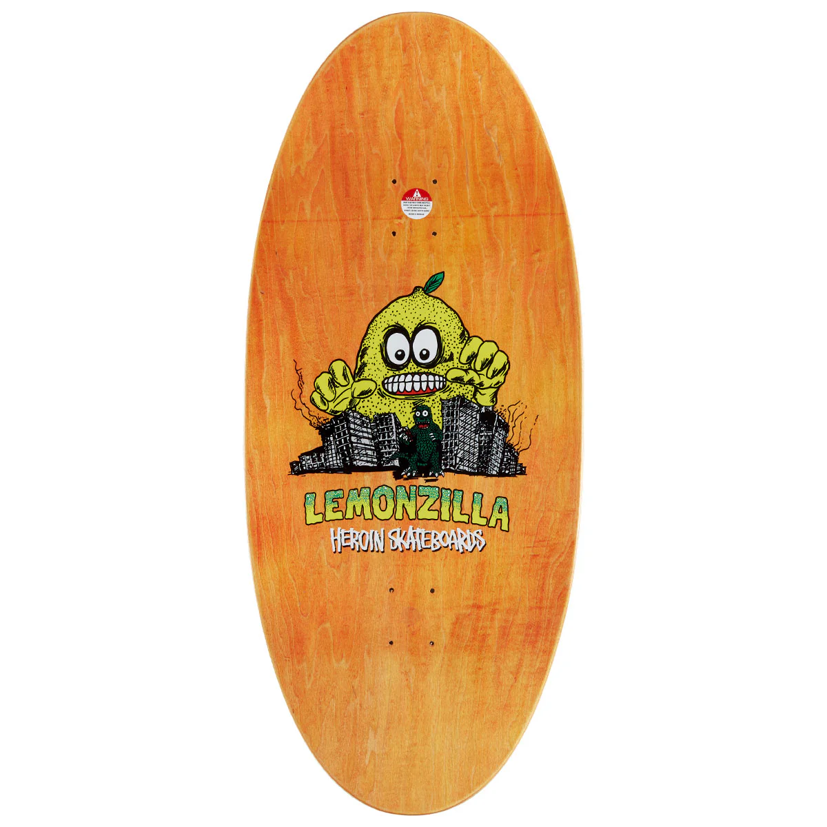 Heroin Lemonzilla Skateboard Deck - 13.50" - Image 2