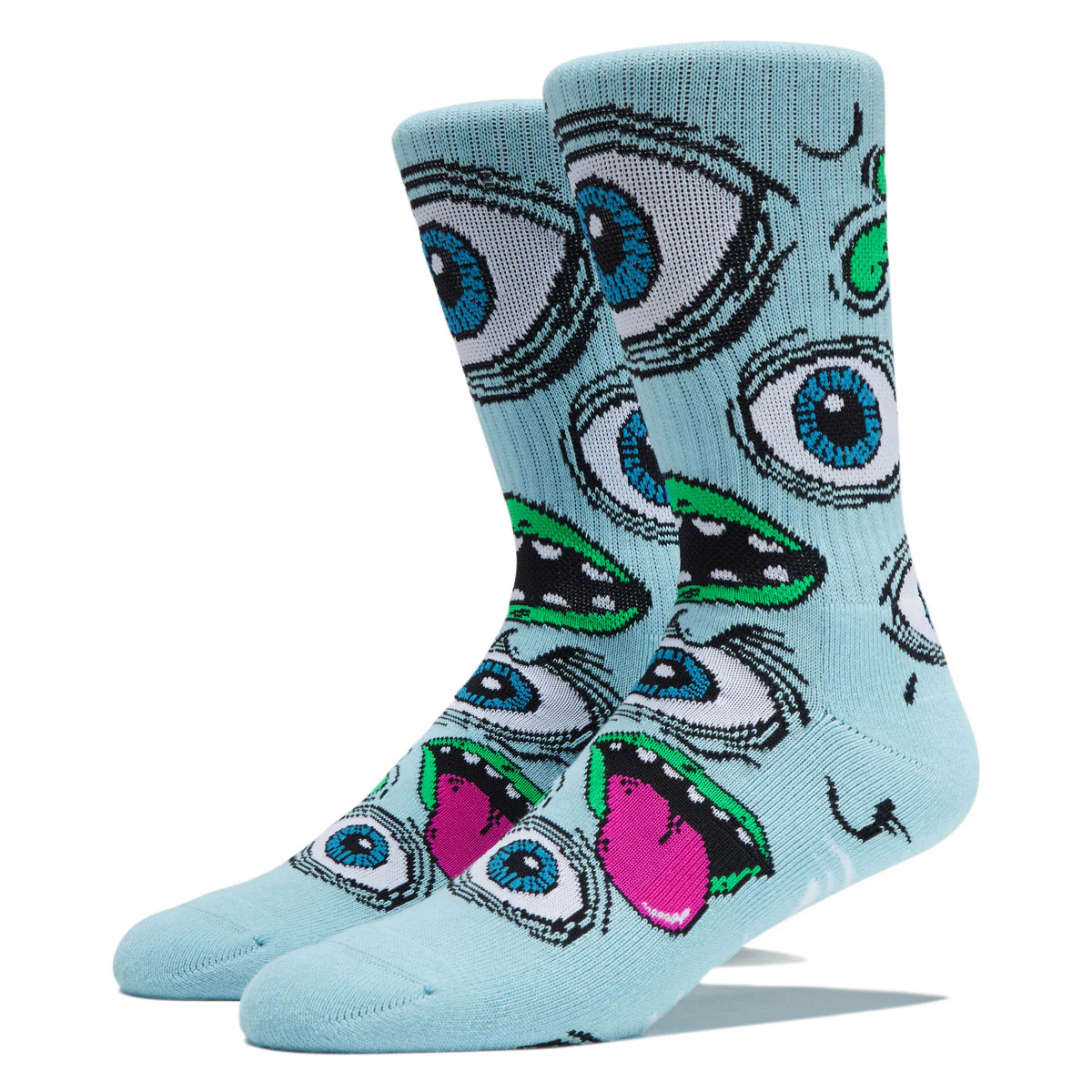 Heroin Mutant Socks - Ice Blue