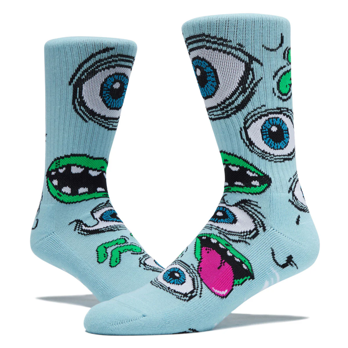 Heroin Mutant Socks - Ice Blue - Image 2