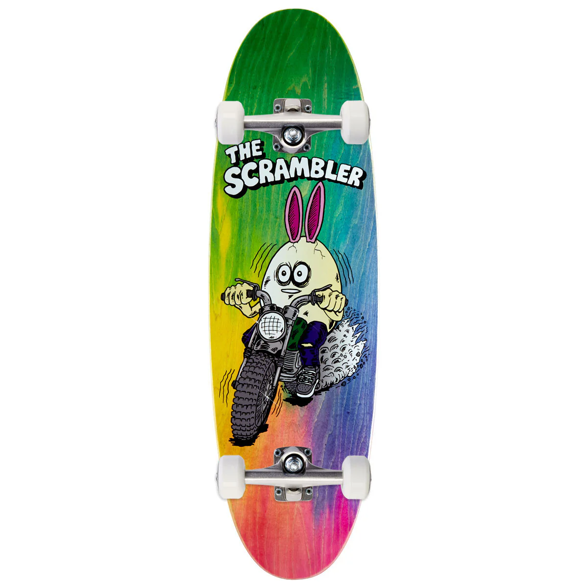Heroin Scrambler Egg Skateboard Complete - 7.88"