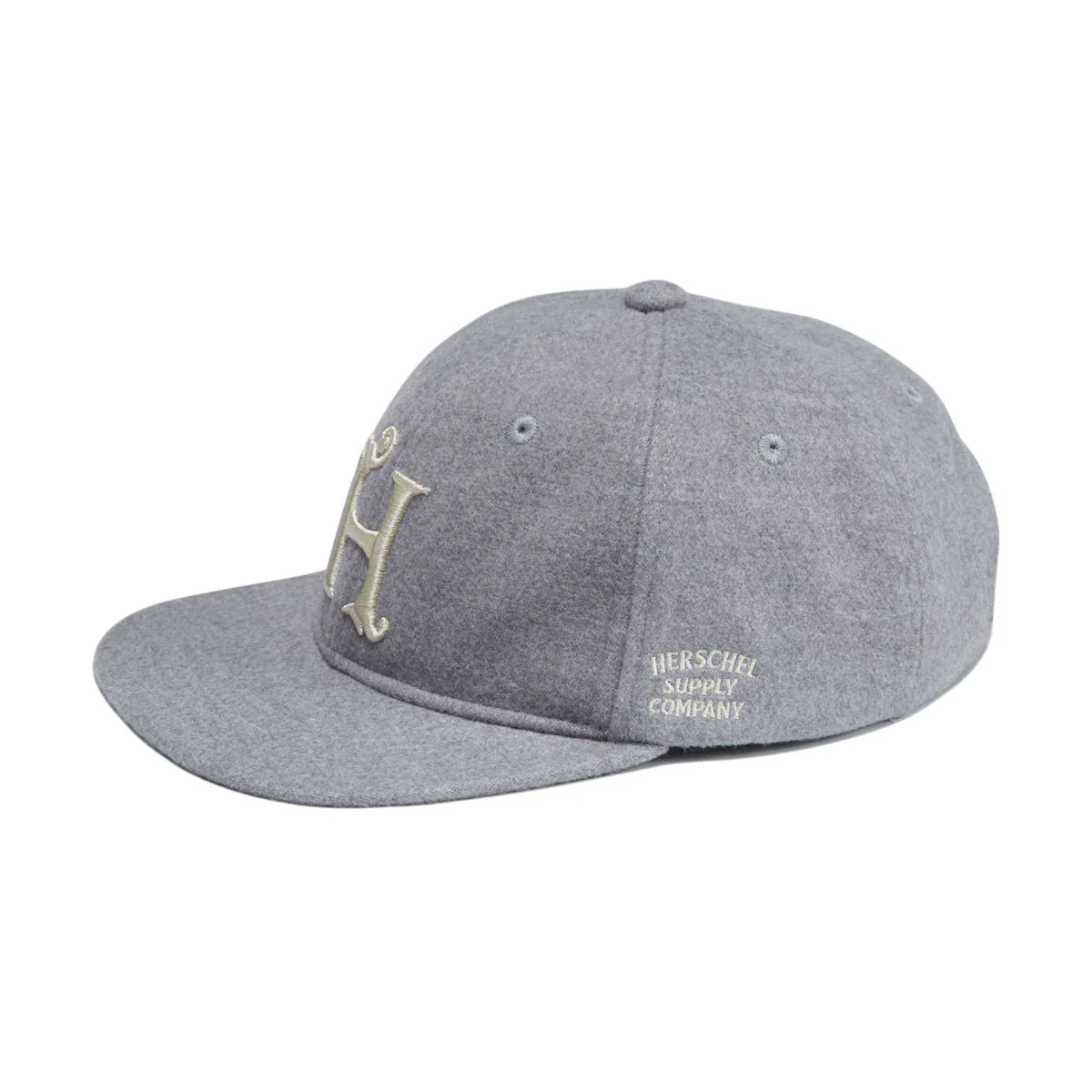 Herschel Supply Vintage Baseball Hat - Heather Light Grey - Image 6