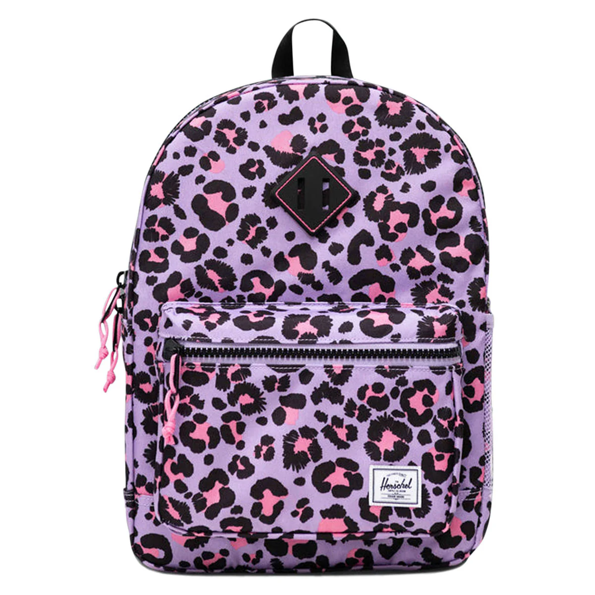 Herschel Supply Youth Heritage Backpack - Scribble Leopard Sachet Pink