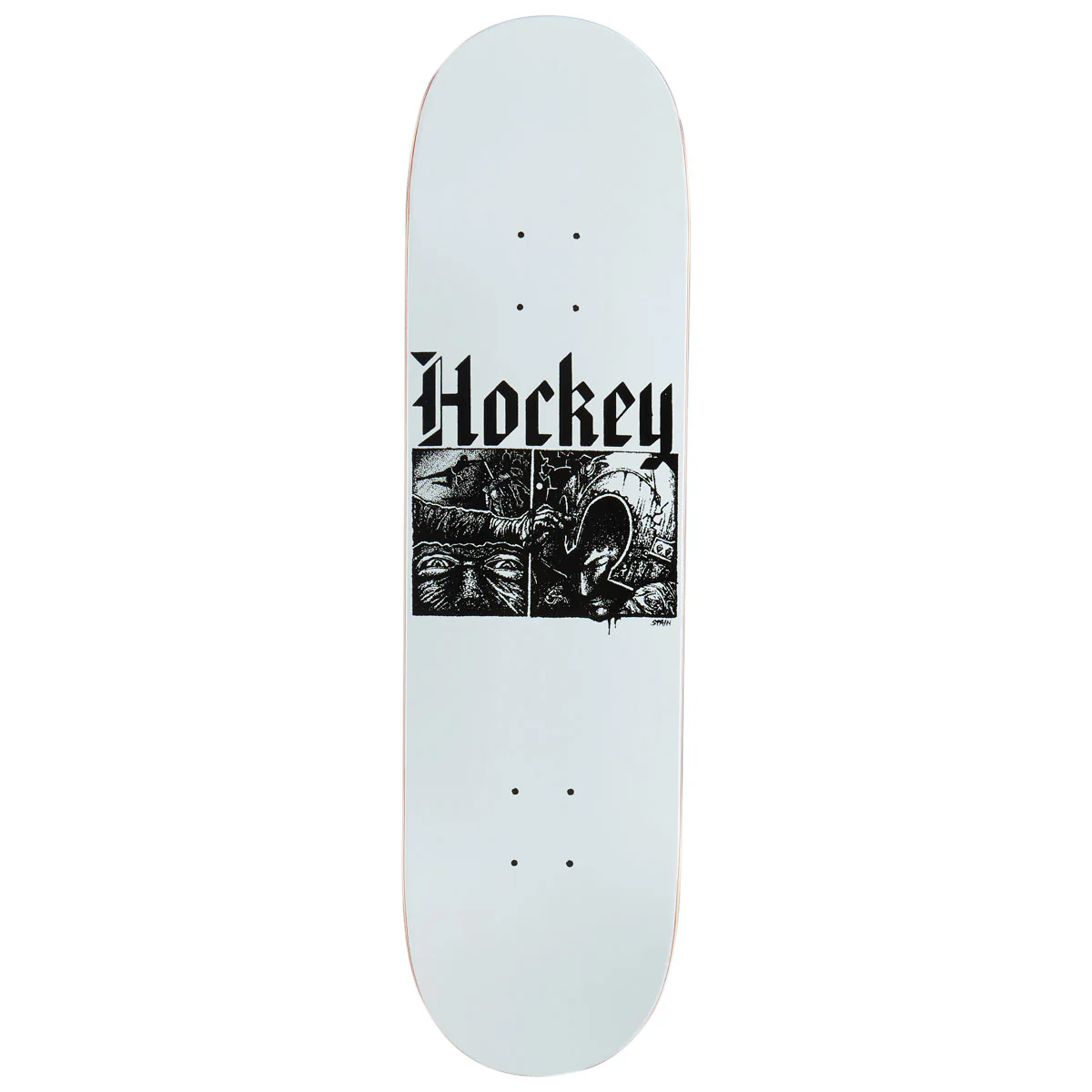 Hockey Middle Earth Nik Stain Shape 2 Skateboard Deck - 8.25"