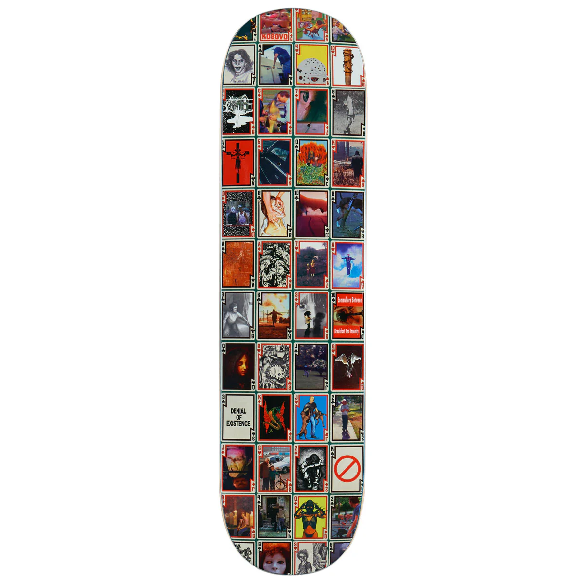 Hockey Playing Cards Shape 1 Team Skateboard Deck - 8.00"
