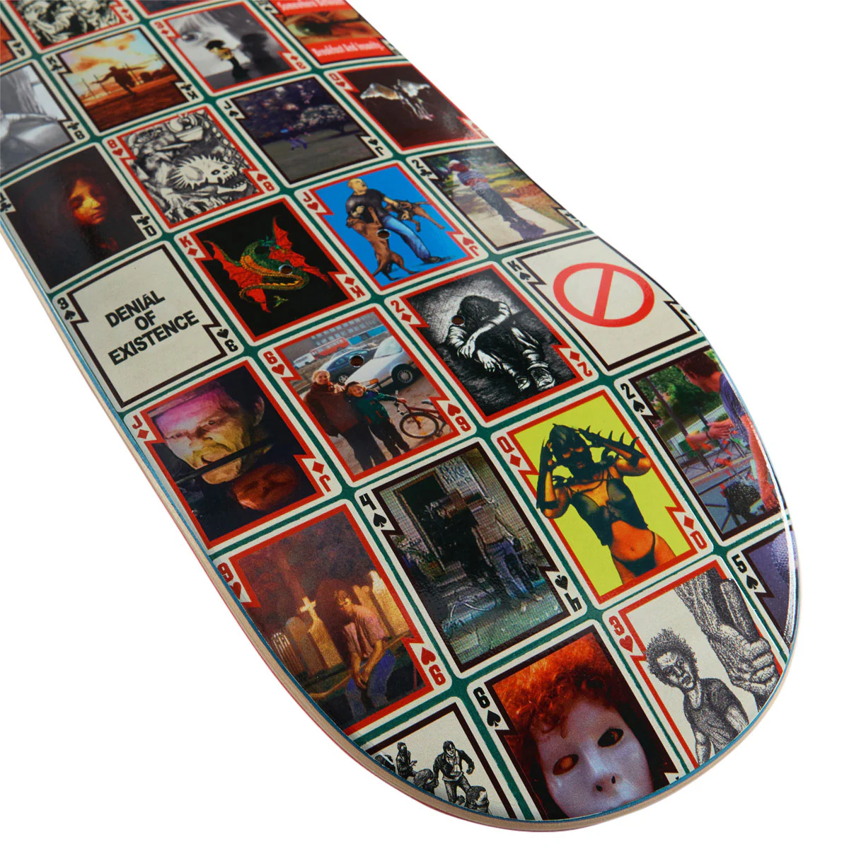 Hockey Playing Cards Shape 1 Team Skateboard Deck - 8.00" - Image 4