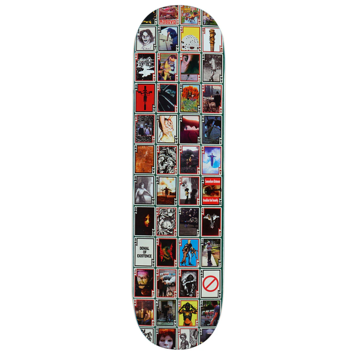 Hockey Playing Cards Shape 1 Team Skateboard Deck - 8.25"