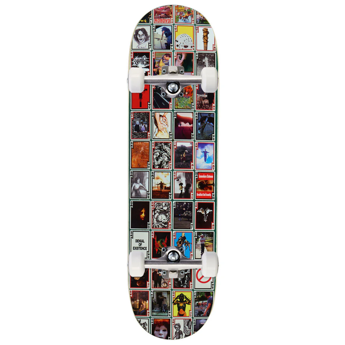 Hockey Playing Cards Shape 2 Team Skateboard Complete - 8.25"