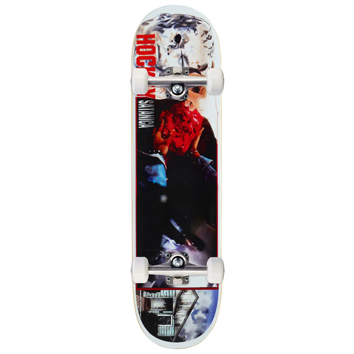 Hockey Satanica Andrew Allen Shape 1 Skateboard Complete - 8.25"