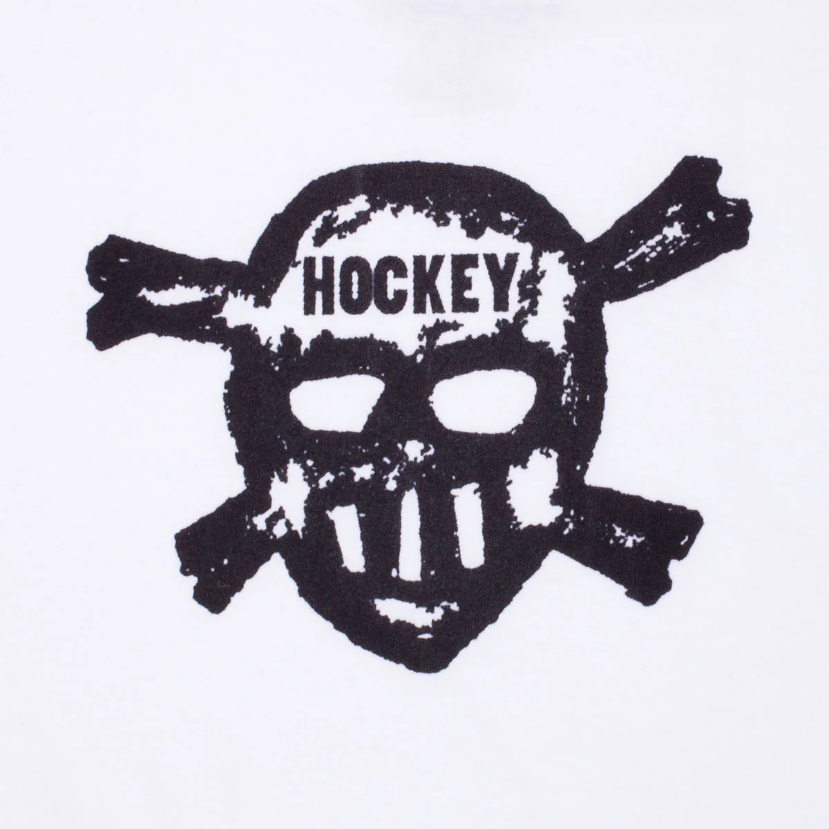 Hockey Youth Skull T-Shirt - White - Image 2