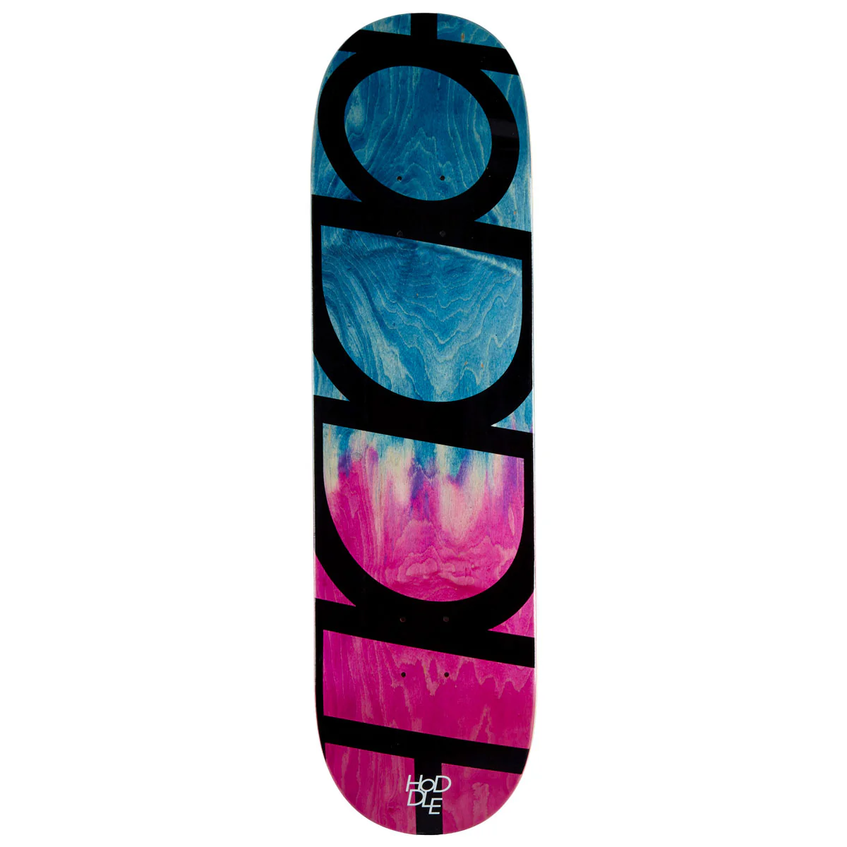 Hoddle Logo Skateboard Deck - Blue/Pink Stain - 8.50"