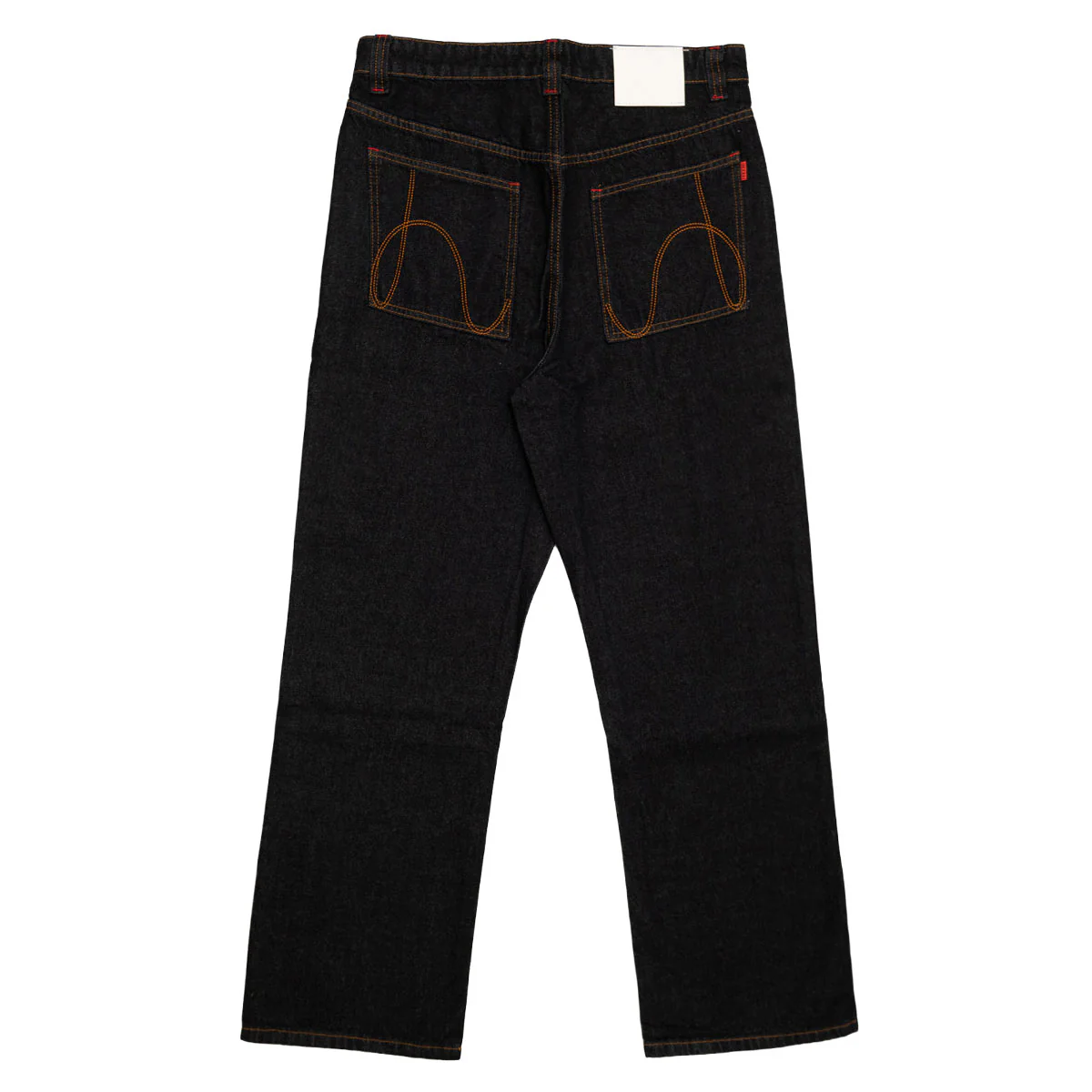 Hoddle Routine Straight Cut Jeans - Raw Indigo - Image 2