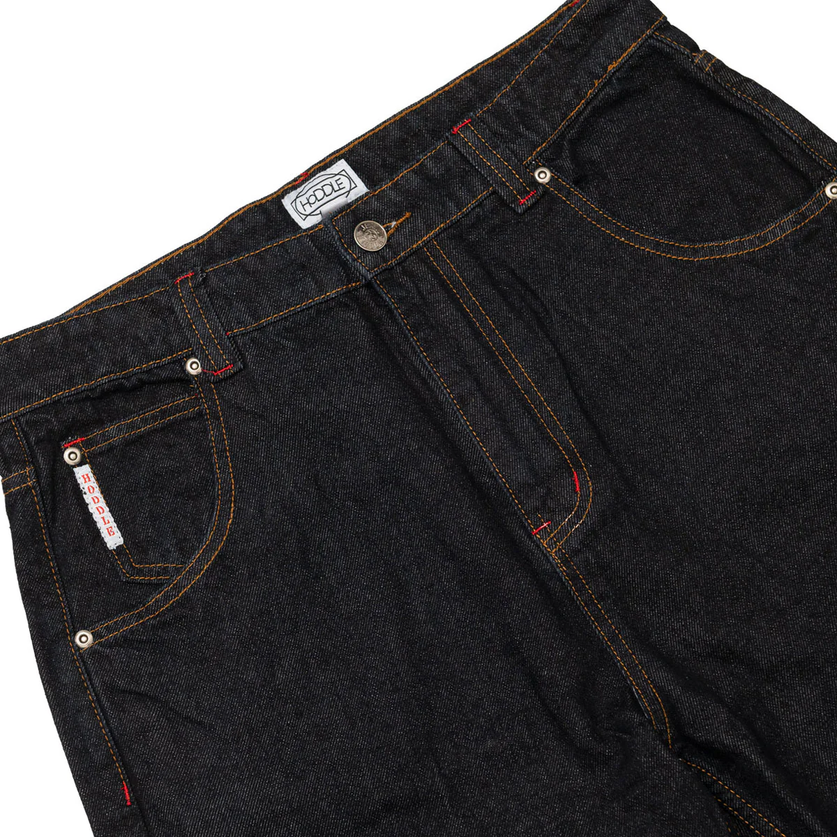Hoddle Routine Straight Cut Jeans - Raw Indigo - Image 5
